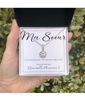 Cadeau Pour Soeur Belle Soeur Amie BFF, Demande Demoiselle D'Honneur, Mariage Future Mariée, Veux-Tu Devenir Ma Demoiselle D'Honneur à prix réduit toute l'année