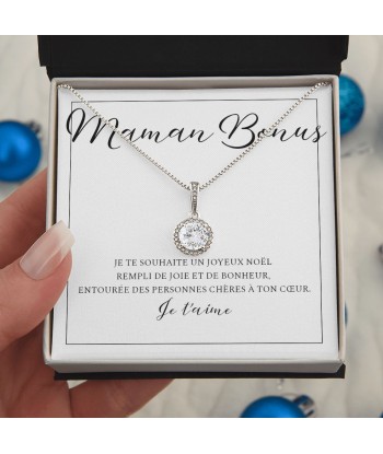 Cadeau Noël, Cadeau Pour Maman Bonus, Cadeau Fêtes Noël Belle Maman Belle Mère, Collier Pour Belle Maman vente chaude votre 