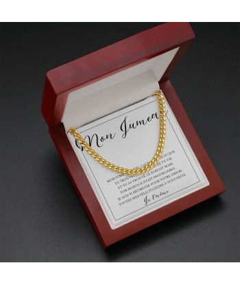 Cadeau de Mariage Jumeau, Mariage Frère Jumeau Ami BFF, Chaine Cadeau De Mariage, Bijoux Cadeau De Mariage Economisez 