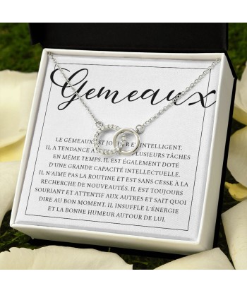 Cadeau Pour Femme, Signe Astrologique, Collier Astro Gémeaux, Cadeau Pour Copine Petite Amie Epouse Amie Soeur Meilleure Amie Mère Fille le des métaux précieux