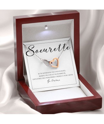 Cadeau Noël Pour Soeur, Cadeau Noël Pour Copine Meilleure Amie Soeur BFF, Cadeau Fêtes Noël, Collier Pour Ma Soeur, Bijoux Pour Ma Soeur pour bénéficier 