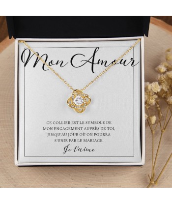 Demande En Fiançailles, Collier De Promesse, Promesse Necklace, Cadeau Fiançailles, Bijoux Promesse Copine Petite Amie 50-70% off 