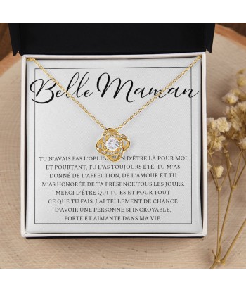 Cadeau Belle Mère, Cadeau Pour Mère Bonus, Cadeau Anniversaire Belle Maman, Collier Pour Belle Mère, Cadeau De La Belle Fille Du Beau Fils paiement sécurisé