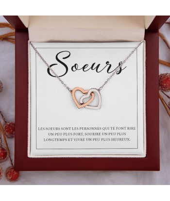 Cadeau Pour Soeur, Anniversaire Copine Meilleure Amie, Collier Soeurs, Assorti Pour Soeurs, Cadeau Enterrement De Vie De Jeune Fille acheter en ligne