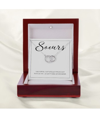 Cadeau Pour Soeur, Anniversaire Copine Meilleure Amie, Collier Soeurs, Assorti Pour Soeurs, Cadeau Enterrement De Vie De Jeune Fille livraison et retour toujours gratuits