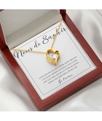 Cadeau Pour Femme, Cadeau Pour Épouse, Cadeau Anniversaire de Mariage, Cadeau 16 Ans De Mariage, Noces De Saphir, Collier Bijoux chez Cornerstreet bien 