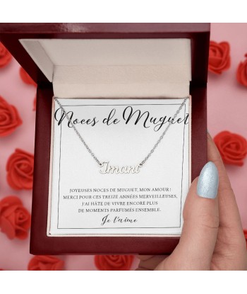 Cadeau Pour Femme, Cadeau Pour Épouse, Cadeau Anniversaire de Mariage, Cadeau 13 Ans De Mariage, Noces De Muguet, Collier Bijoux une grave pollution 