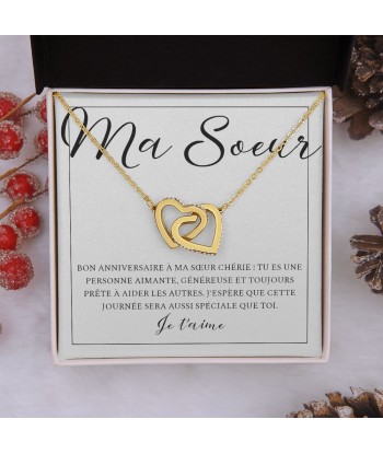 Cadeau Pour Soeur, Cadeau Pour Copine Meilleure Amie Soeur BFF, Cadeau Anniversaire Ma Soeur, Collier Bijoux 2 - 3 jours ouvrés.