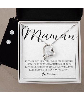 Cadeau Anniversaire Maman, Cadeau Pour Maman, Cadeau Anniversaire Mère, Collier Pour Maman, Bijoux Pour Mère basket pas cher