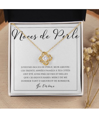 Cadeau Pour Femme, Cadeau Pour Épouse, Cadeau Anniversaire de Mariage, Cadeau 30 Ans De Mariage, Noces De Perle, Collier Bijoux 50% de réduction en Octobre 2024