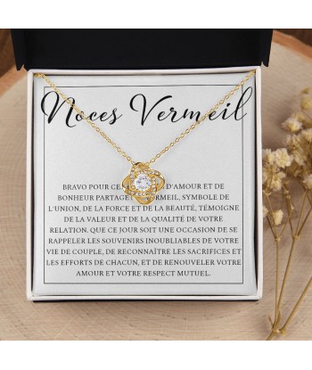 Cadeau Pour Maman Mamie, Cadeau Pour Parents, Cadeau Anniversaire de Mariage, Cadeau 45 Ans De Mariage, Noces De Vermeil, Collier Bijoux Le MVP de beaucoup