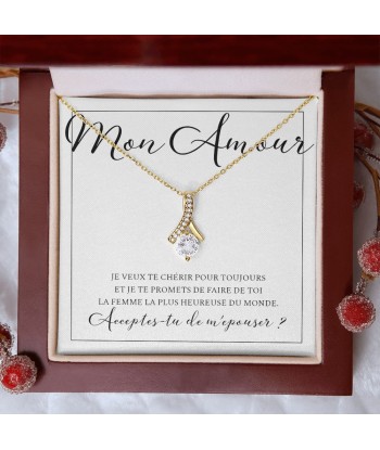 Demande En Mariage, Veux-Tu M'Épouser ? Collier Cadeau Demande En Mariage, Cadeau Fiançailles, Bijoux Cadeau De Mariage Jusqu'à 80% De Réduction