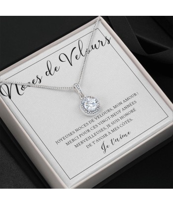 Cadeau Pour Femme, Cadeau Pour Épouse, Cadeau Anniversaire de Mariage, Cadeau 29 Ans De Mariage, Noces De Velours, Collier Bijoux d'Europe débarque