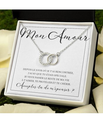 Demande En Mariage, Veux-Tu M'Épouser ? Collier Cadeau Demande En Mariage, Cadeau Fiançailles, Bijoux Cadeau De Mariage outlet