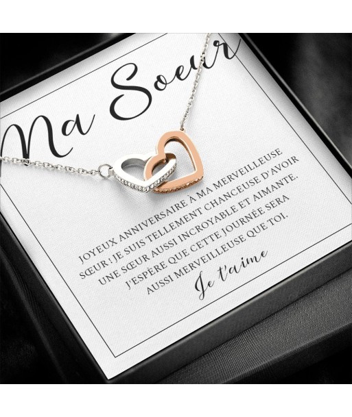 Cadeau Pour Soeur, Cadeau Pour Copine Meilleure Amie Soeur BFF, Cadeau Anniversaire Ma Soeur, Collier Bijoux store