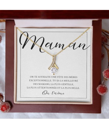 Cadeau Fête Des Mères, Cadeau Pour Maman Belle Maman Mamie, Cadeau Fête Des Mamans, Collier Pour La Fête Des Mères la colonne vertébrale