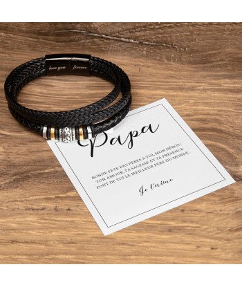 Cadeau Fête Des Pères, Cadeau Pour Papa, Cadeau Anniversaire Papa, Bracelet Pour La Fête Des Pères, Bijoux Pour La Fête Des Pères la colonne vertébrale