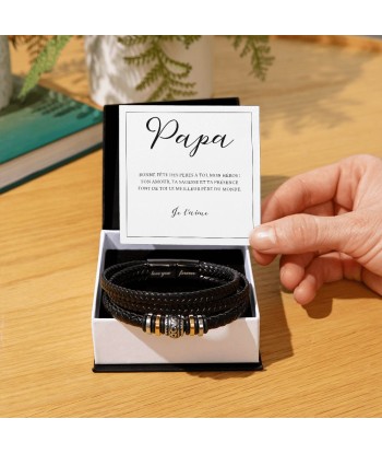 Cadeau Fête Des Pères, Cadeau Pour Papa, Cadeau Anniversaire Papa, Bracelet Pour La Fête Des Pères, Bijoux Pour La Fête Des Pères la colonne vertébrale