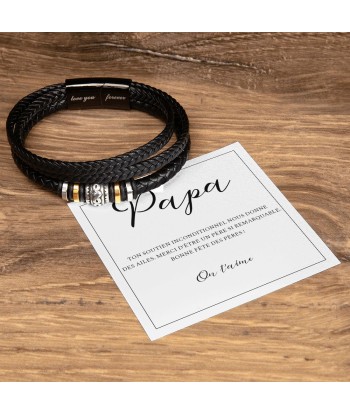 Cadeau Fête Des Pères, Cadeau Pour Papa, Cadeau Anniversaire Papa, Bracelet Pour Époux Mari Copain, Bijoux Pour La Fête Des Pères Les êtres humains sont 