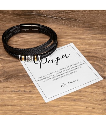 Cadeau Fête Des Pères, Cadeau Pour Papa, Cadeau Anniversaire Papa, Bracelet Pour Époux Mari Copain, Bijoux Pour La Fête Des Pères l'évolution des habitudes 