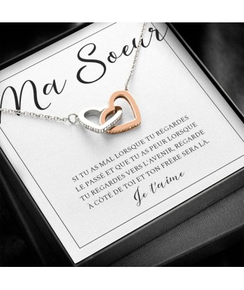 Cadeau Pour Soeur, Cadeau Pour Copine Meilleure Amie Soeur BFF, Cadeau Anniversaire Ma Soeur, Collier Pour Ma Soeur, Bijoux Pour Ma Soeur Fin de série