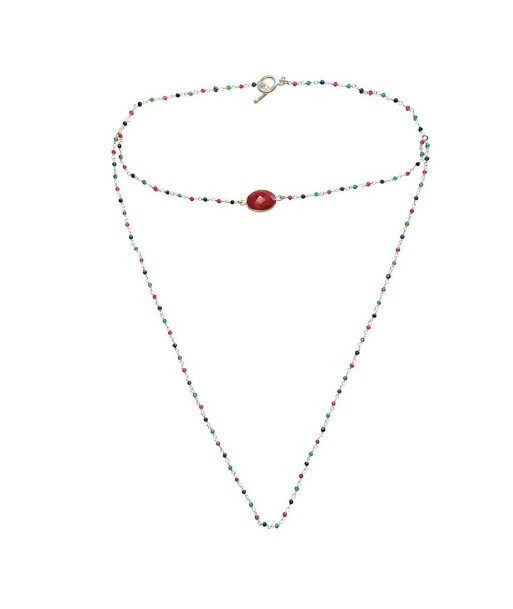 COLLIER/BIJOU DE DOS RECTO VERSO IYENGAR ARGENT Le MVP de beaucoup