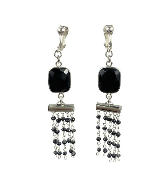 BOUCLES D'OREILLES CLIPS CHATURANGA ARGENT de votre