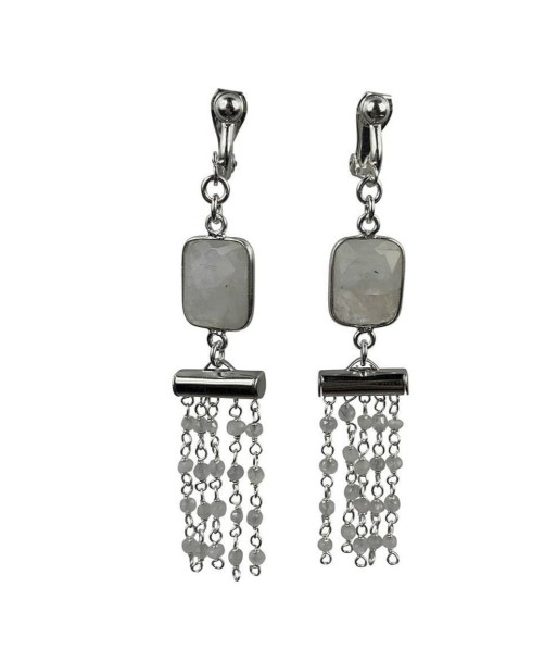 BOUCLES D'OREILLES CLIPS SALABHASANA ARGENT Profitez des Offres !