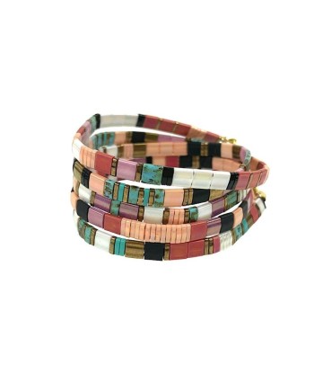 BRACELET 5 TOURS COLORFUL Véritable concentré