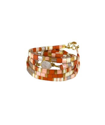 BRACELET 5 TOURS ANGELIQUE en linge