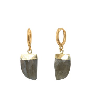 MINI CREOLE HORN LABRADORITE En savoir plus