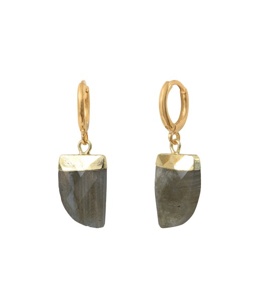 MINI CREOLE HORN LABRADORITE En savoir plus