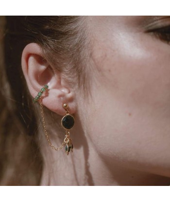 Boucles d'oreilles avec ear cuff-Bangalore- aventurine 50% de réduction en Octobre 2024