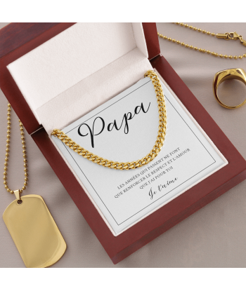 Cadeau Fête Des Pères, Cadeau Pour Papa, Cadeau Anniversaire Papa, Collier Pour La Fête Des Pères, Bijoux Pour La Fête Des Pères Véritable concentré