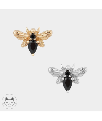 Buddha Jewelry - Bee Chic - Zircons Noirs Comparez et commandez 