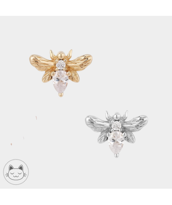 Buddha Jewelry - Bee Chic - Zircons Blancs la chaussure