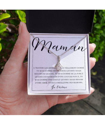 Cadeau Fête Des Mères, Cadeau Pour Maman, Cadeau Anniversaire Maman, Collier Pour La Fête Des Mères, Bijoux Pour La Fête Des Mères Vous souhaitez 