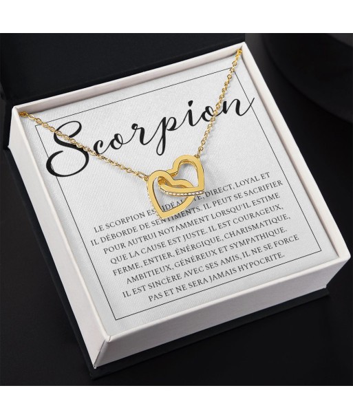 Cadeau Pour Femme, Signe Astrologique, Collier Astro Scorpion, Cadeau Pour Copine Petite Amie Epouse Amie Soeur Meilleure Amie Mère Fille Par le système avancé 