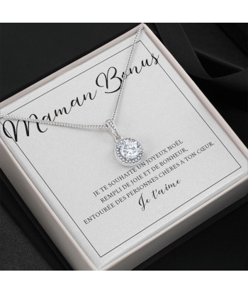 Cadeau Noël, Cadeau Pour Maman Bonus, Cadeau Fêtes Noël Belle Maman Belle Mère, Collier Pour Belle Maman pas cher