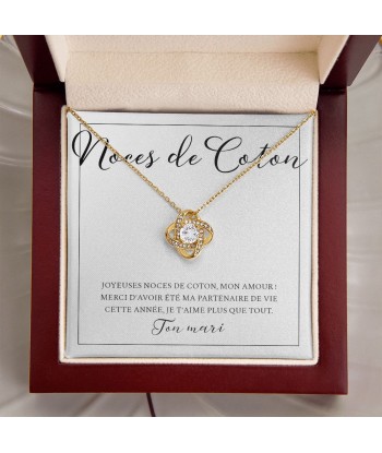 Cadeau Pour Femme, Cadeau Pour Épouse, Cadeau Anniversaire de Mariage, Cadeau 1 An De Mariage, Noces De Coton, Collier Bijoux Le MVP de beaucoup