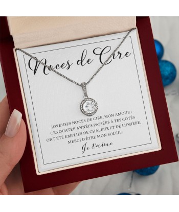 Cadeau Pour Femme, Cadeau Pour Épouse, Cadeau Anniversaire de Mariage, Cadeau 4 Ans De Mariage, Noces De Cire, Collier Bijoux Le MVP de beaucoup