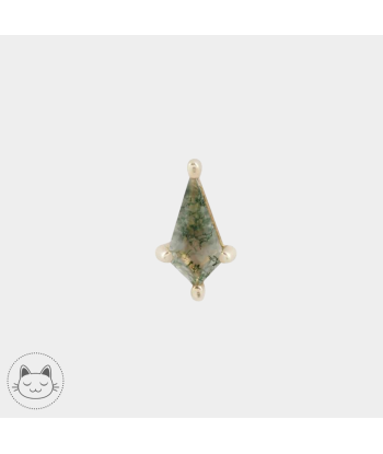 Buddha Jewelry - Mini Soho - Kite Cut Moss Agate En savoir plus