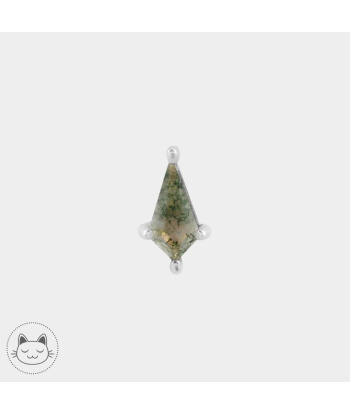 Buddha Jewelry - Mini Soho - Kite Cut Moss Agate En savoir plus