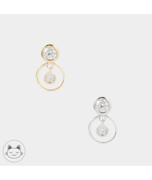 Buddha Jewelry - Warhol - Zircons Blanc livraison et retour toujours gratuits