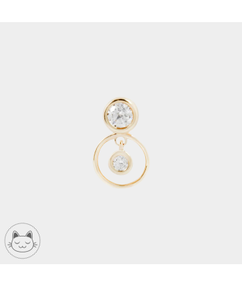 Buddha Jewelry - Warhol - Zircons Blanc livraison et retour toujours gratuits