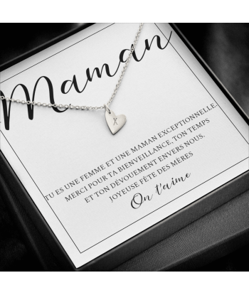 Cadeau Fête Des Mères, Cadeau Pour Maman, Cadeau Anniversaire Maman, Collier Bijoux Pour La Fête Des Mères, Personnalisé Gravure livraison gratuite