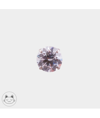 NeoMetal - Cabochon Prong- Zircon blanc 4 mm de votre