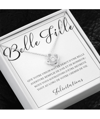 Cadeau Belle Fille, Cadeau Pour Fille, Cadeau Mariage Belle Fille, Collier Pour Belle Fille, Cadeau De La Belle Mère Du Beau Père Jusqu'à 80% De Réduction